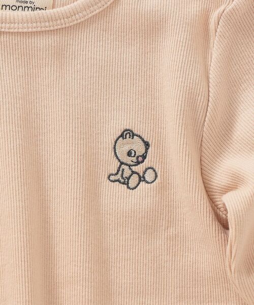SHIPS any（シップス エニィ）の「【SHIPS any別注】MONMIMI: ベア セットアップ ルームウェア<KIDS>◇（Tシャツ/カットソー・キッズ・ライトブルー/ピンク・100/110/120）」の16枚目の写真
