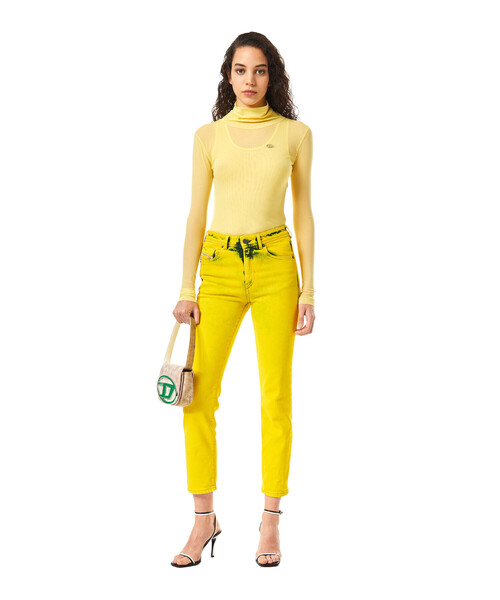 DIESEL（ディーゼル）の「レディース ハイネック 長袖トップス シースルー メッシュ Dロゴ（その他トップス・レディース・イエロー/オレンジ・SMALL/MEDIUM/LARGE/X-LARGE）」の11枚目の写真