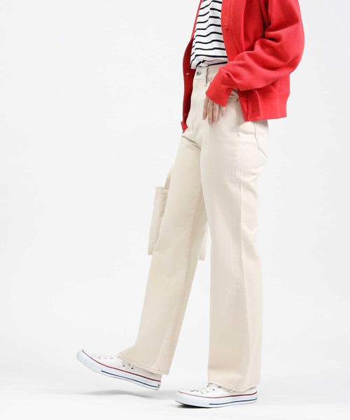 HONEYSUCKLE ROSE(ハニーサックルローズ)の「【HONEYSUCKLE ROSE】ハイウエストフレア(デニムパンツ・レディース・キナリ・S/L/M)」の1枚目の写真