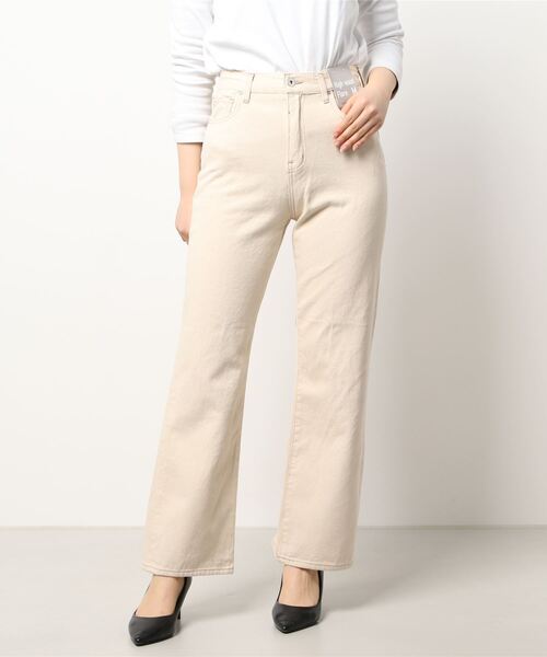 HONEYSUCKLE ROSE(ハニーサックルローズ)の「【HONEYSUCKLE ROSE】ハイウエストフレア(デニムパンツ・レディース・キナリ・S/L/M)」の4枚目の写真