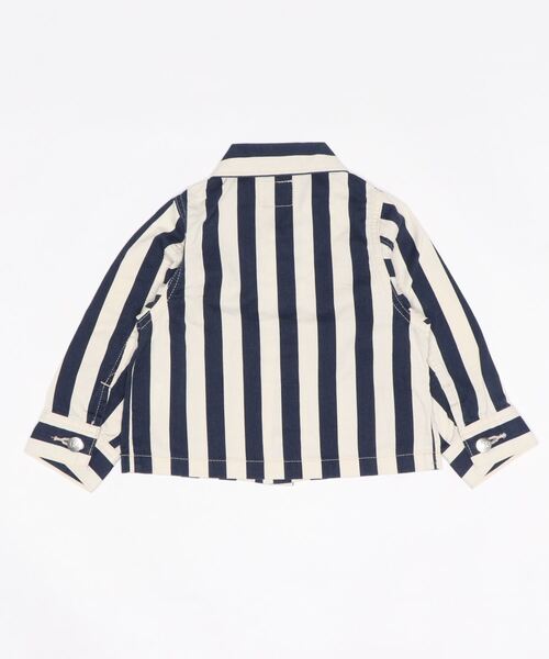 Lee（リー）の「Lee/リー【100-150cm】キッズ　カバーオールジャケット（セットアップ対応）（カバーオール・キッズ・グリーン系カモフラージュ/ブラウン系カモフラージュ/ブラック系その他/ストライプ/ベージュ・100/120/140/110/130/150）」の7枚目の写真