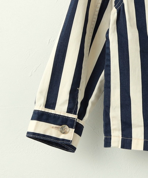 Lee（リー）の「Lee/リー【100-150cm】キッズ　カバーオールジャケット（セットアップ対応）（カバーオール・キッズ・グリーン系カモフラージュ/ブラウン系カモフラージュ/ブラック系その他/ストライプ/ベージュ・100/120/140/110/130/150）」の11枚目の写真