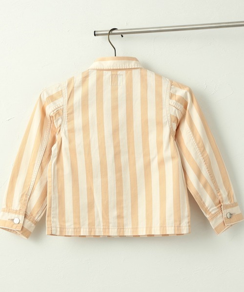 Lee（リー）の「Lee/リー【100-150cm】キッズ　カバーオールジャケット（セットアップ対応）（カバーオール・キッズ・グリーン系カモフラージュ/ブラウン系カモフラージュ/ブラック系その他/ストライプ/ベージュ・100/120/140/110/130/150）」の18枚目の写真