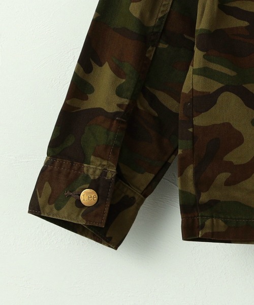 Lee（リー）の「Lee/リー【100-150cm】キッズ　カバーオールジャケット（セットアップ対応）（カバーオール・キッズ・グリーン系カモフラージュ/ブラウン系カモフラージュ/ブラック系その他/ストライプ/ベージュ・100/120/140/110/130/150）」の16枚目の写真