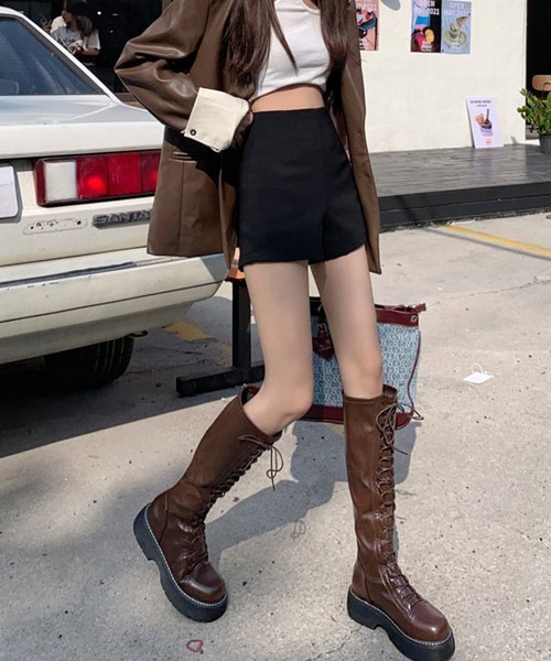 urge:(アージコロン )の「【URGE:】ハイウエスト ベーシック ショートパンツ(その他パンツ・レディース・ブラック・SMALL/MEDIUM/LARGE/X-LARGE)」の5枚目の写真