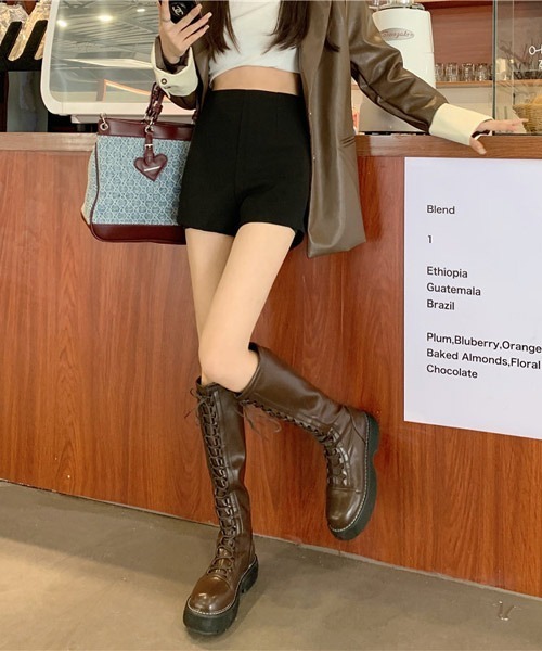 urge:(アージコロン )の「【URGE:】ハイウエスト ベーシック ショートパンツ(その他パンツ・レディース・ブラック・SMALL/MEDIUM/LARGE/X-LARGE)」の7枚目の写真