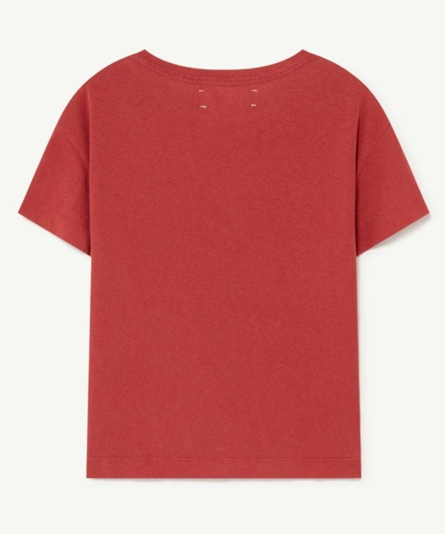 The animals observatory（ジ・アニマルズ・オブザーバトリー）の「The animals observatory / フロント プリント ルースターTシャツ（Tシャツ/カットソー・キッズ・ホワイト/ライトブルー/ベージュ/ネイビー/レッド/オレンジ・4Y/6Y/8Y/10Y/12Y/3Y/2Y）」の22枚目の写真