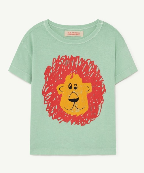 The animals observatory（ジ・アニマルズ・オブザーバトリー）の「The animals observatory / フロント プリント ルースターTシャツ（Tシャツ/カットソー・キッズ・ホワイト/ライトブルー/ベージュ/ネイビー/レッド/オレンジ・4Y/6Y/8Y/10Y/12Y/3Y/2Y）」の17枚目の写真