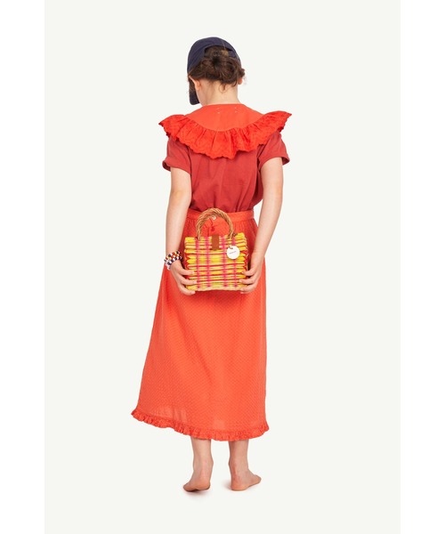 The animals observatory（ジ・アニマルズ・オブザーバトリー）の「The animals observatory / フロント プリント ルースターTシャツ（Tシャツ/カットソー・キッズ・ホワイト/ライトブルー/ベージュ/ネイビー/レッド/オレンジ・4Y/6Y/8Y/10Y/12Y/3Y/2Y）」の12枚目の写真