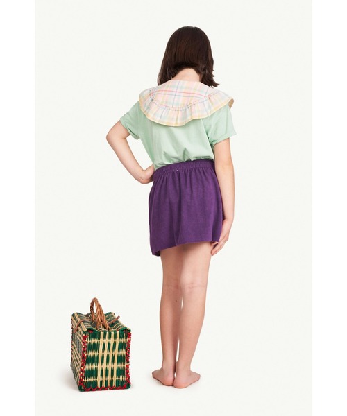 The animals observatory（ジ・アニマルズ・オブザーバトリー）の「The animals observatory / フロント プリント ルースターTシャツ（Tシャツ/カットソー・キッズ・ホワイト/ライトブルー/ベージュ/ネイビー/レッド/オレンジ・4Y/6Y/8Y/10Y/12Y/3Y/2Y）」の10枚目の写真