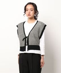 ehka sopo | 前後着ジャカードベスト(ベスト)