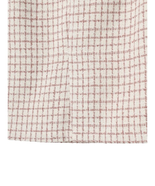 DURAS(デュラス)の「ツイードワンピース(ワンピース・レディース・ホワイト/ピンク・SMALL/MEDIUM)」の7枚目の写真