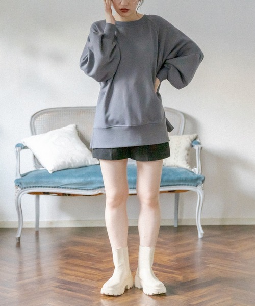 OLIVE des OLIVE（オリーブデオリーブ）の「2wayボリュームカーディガン（カーディガン/ボレロ・レディース・ライトグレー/ネイビー/アイボリー/ミント・FREE）」の11枚目の写真