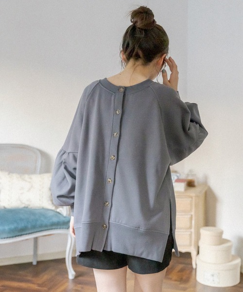 OLIVE des OLIVE（オリーブデオリーブ）の「2wayボリュームカーディガン（カーディガン/ボレロ・レディース・ライトグレー/ネイビー/アイボリー/ミント・FREE）」の15枚目の写真