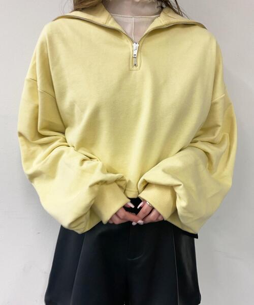 セール】ハーフZIPセーラー襟スウェット（Tシャツ/カットソー）｜INGNI