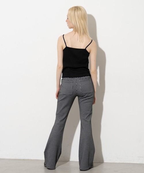 X-girl(エックスガール)の「MILLS LOGO CAMISOLE(キャミソール・レディース・ホワイト/ブラック/パープル/ライトグリーン・S/M)」の7枚目の写真