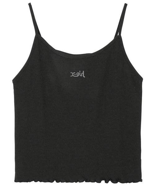 X-girl(エックスガール)の「MILLS LOGO CAMISOLE(キャミソール・レディース・ホワイト/ブラック/パープル/ライトグリーン・S/M)」の20枚目の写真