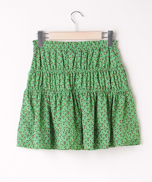by LOVEiT（バイラビット）の「花柄ティアードスカート（スカート・キッズ・グリーン/イエロー/レッド・120cm/130cm/140cm/150cm/160cm）」の6枚目の写真