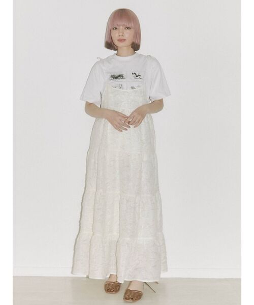 merry jennyクロシェティアードキャミワンピース 13thアニバーサリー merry jenny（メリージェニー）の「クロシェティアードキャミ