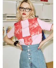 jouetie | チェッカーメロートップス【セットアップ対応】(Tシャツ/カットソー)