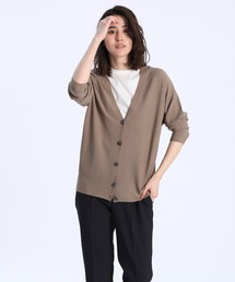 INED | ホールガーメント(R)Vネックカーディガン《Cuoo》(カーディガン/ボレロ)