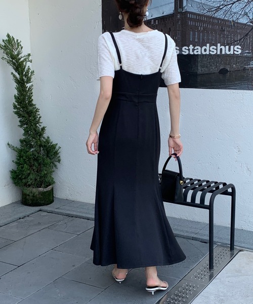 セール】ウエストマークマーメードキャミワンピース（ワンピース