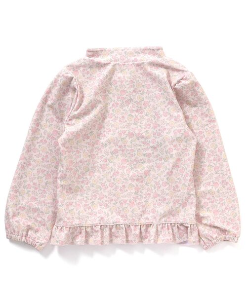 Ampersand（アンパサンド）の「フリルラッシュガード_UVカット（ラッシュガード・キッズ・ベビーピンク/ラベンダー/アイボリー/ピンク・100/110/120/130/140/80/90）」の6枚目の写真