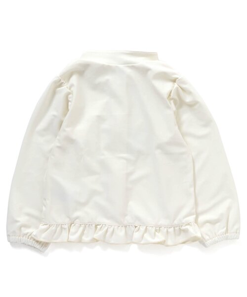 Ampersand（アンパサンド）の「フリルラッシュガード_UVカット（ラッシュガード・キッズ・ベビーピンク/ラベンダー/アイボリー/ピンク・100/110/120/130/140/80/90）」の7枚目の写真