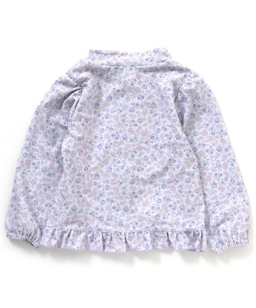 Ampersand（アンパサンド）の「フリルラッシュガード_UVカット（ラッシュガード・キッズ・ベビーピンク/ラベンダー/アイボリー/ピンク・100/110/120/130/140/80/90）」の8枚目の写真