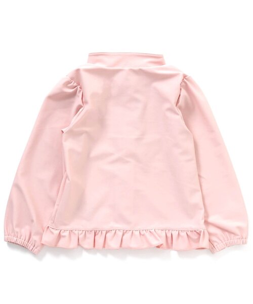 Ampersand（アンパサンド）の「フリルラッシュガード_UVカット（ラッシュガード・キッズ・ベビーピンク/ラベンダー/アイボリー/ピンク・100/110/120/130/140/80/90）」の9枚目の写真