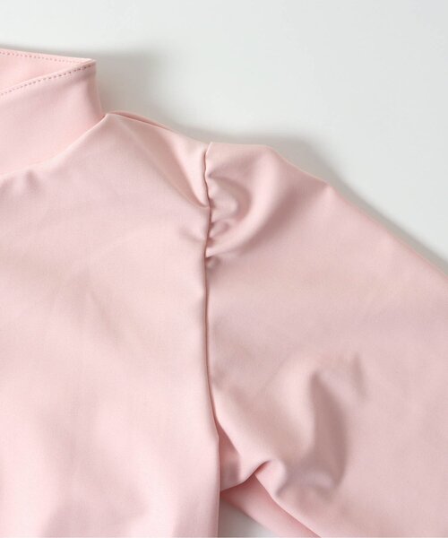 Ampersand（アンパサンド）の「フリルラッシュガード_UVカット（ラッシュガード・キッズ・ベビーピンク/ラベンダー/アイボリー/ピンク・100/110/120/130/140/80/90）」の11枚目の写真