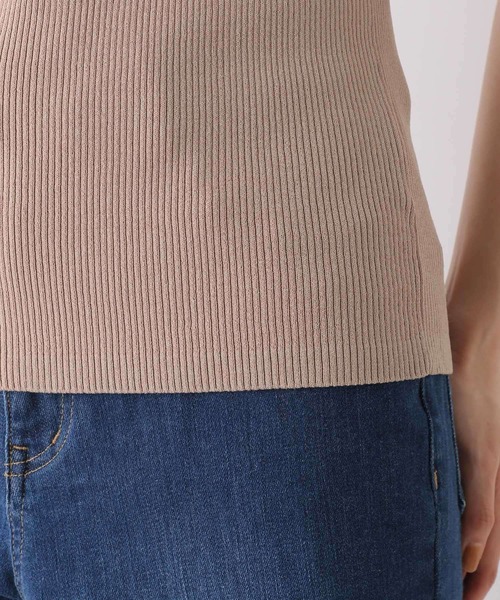 LEPSIM（レプシィム）の「【たよれるKNITシリーズ】14ゲージマルチキノウニットタンク　254673（タンクトップ・レディース・ブラック/ベージュ/グリーン/キナリ・FREE）」の22枚目の写真