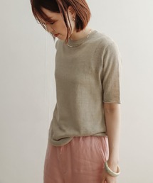 URBAN RESEARCH DOORS | リネンクルーネックプルオーバー(Tシャツ/カットソー)