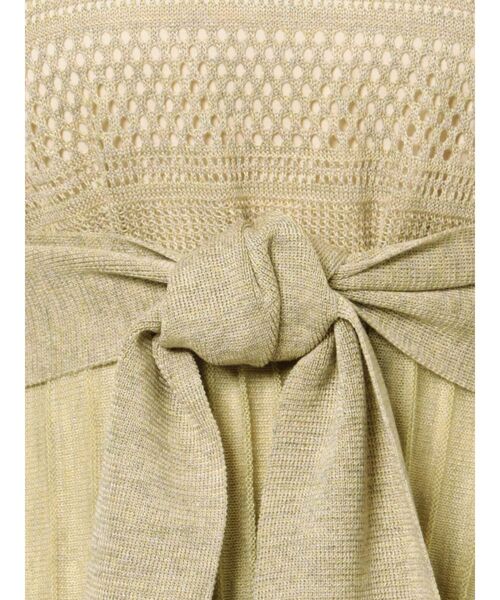 LAGUNAMOON（ラグナムーン）の「ウエストマークメッシュニットワンピース（ワンピース・レディース・パープル/ライトグリーン/アイボリー・SMALL/MEDIUM）」の12枚目の写真