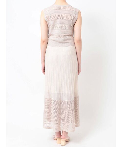 LAGUNAMOON（ラグナムーン）の「ウエストマークメッシュニットワンピース（ワンピース・レディース・パープル/ライトグリーン/アイボリー・SMALL/MEDIUM）」の18枚目の写真