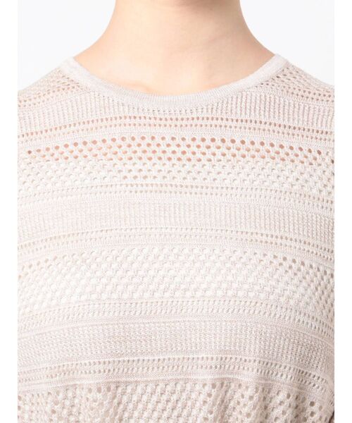 LAGUNAMOON（ラグナムーン）の「ウエストマークメッシュニットワンピース（ワンピース・レディース・パープル/ライトグリーン/アイボリー・SMALL/MEDIUM）」の19枚目の写真