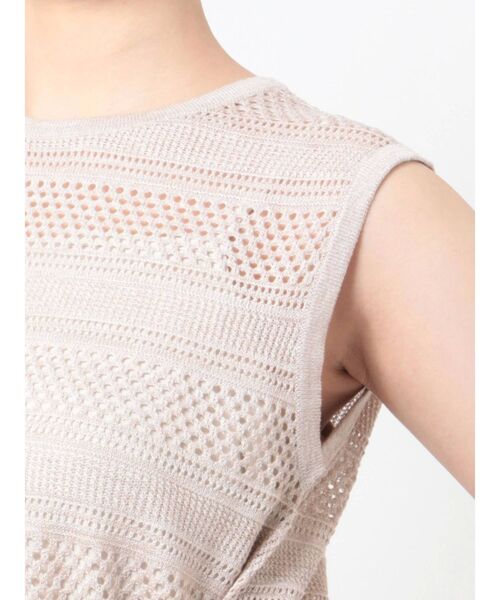 LAGUNAMOON（ラグナムーン）の「ウエストマークメッシュニットワンピース（ワンピース・レディース・パープル/ライトグリーン/アイボリー・SMALL/MEDIUM）」の20枚目の写真