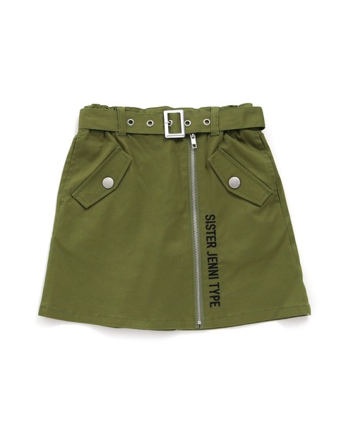 SISTER JENNI（SISTER JENNI）の「ベルト付き台形ＺＩＰスカパン（その他パンツ・キッズ・オフホワイト/ブラック/カーキ・130cm/140cm/150cm/160cm）」の16枚目の写真