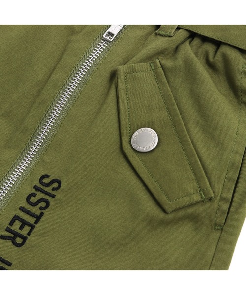 SISTER JENNI（SISTER JENNI）の「ベルト付き台形ＺＩＰスカパン（その他パンツ・キッズ・オフホワイト/ブラック/カーキ・130cm/140cm/150cm/160cm）」の19枚目の写真