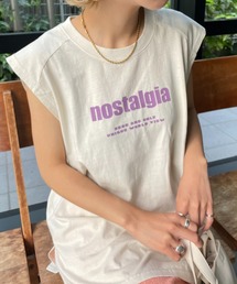 CIAOPANIC | デイリー使いにお勧め、nostalgiaビンテージライクノースリTEE(Tシャツ/カットソー)