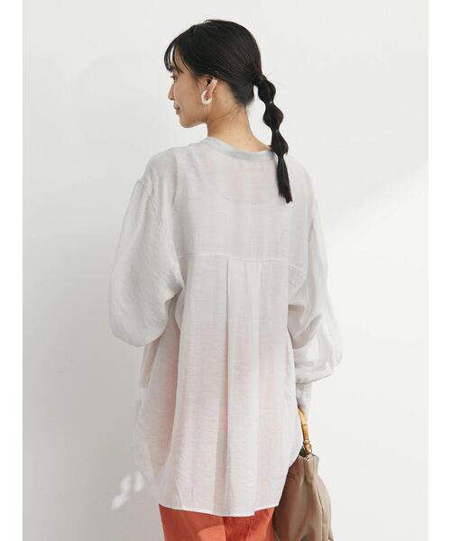 ELENCARE DUE(エレンカーレデュエ)の「・ELENCARE DUE シアーロングスリーブシャツ(シャツ/ブラウス・レディース・ブラック/ピンク/グレー/グリーン・FREE)」の17枚目の写真