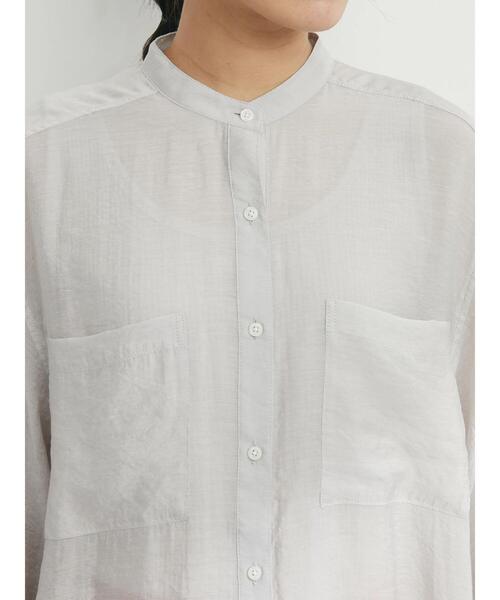 ELENCARE DUE(エレンカーレデュエ)の「・ELENCARE DUE シアーロングスリーブシャツ(シャツ/ブラウス・レディース・ブラック/ピンク/グレー/グリーン・FREE)」の18枚目の写真