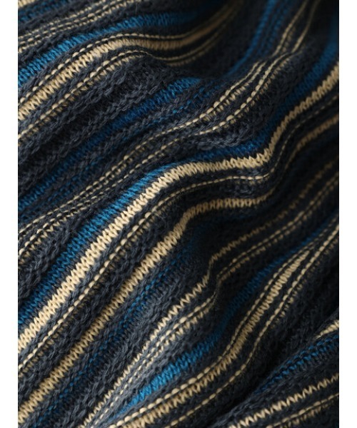 Green　Parks（グリーンパークス）の「ジャガード編みストライプニットパンツ（その他パンツ・レディース・ブラウン/ダークグレー・FREE）」の16枚目の写真