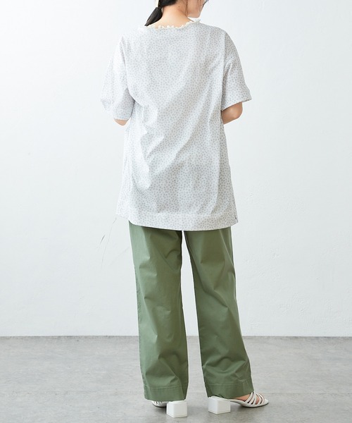 PUAL CE CIN(ピュアルセシン)の「JAPAN MADE ストレッチストレートパンツ(その他パンツ・レディース・ライトグレー/ブラック/ベージュ/ネイビー/カーキ/イエロー・FREE)」の17枚目の写真