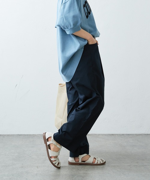 PUAL CE CIN(ピュアルセシン)の「JAPAN MADE ストレッチストレートパンツ(その他パンツ・レディース・ライトグレー/ブラック/ベージュ/ネイビー/カーキ/イエロー・FREE)」の22枚目の写真