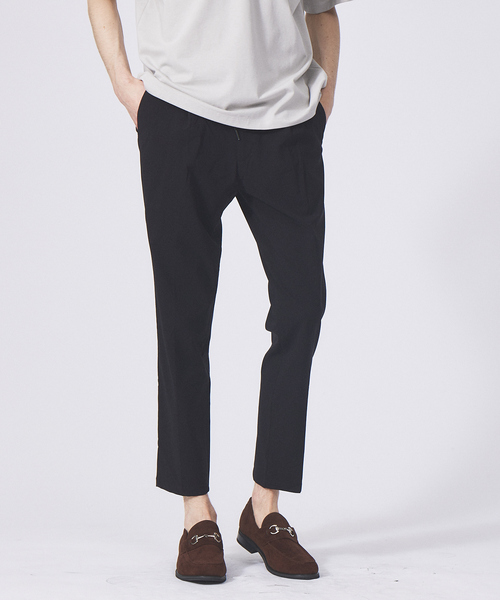 ABAHOUSE GRAY（アバハウスグレイ）の「4WAY ストレッチ タックパンツ（その他パンツ・メンズ・ブラック/ネイビー/グレー・48/44/50/46）」の2枚目の写真