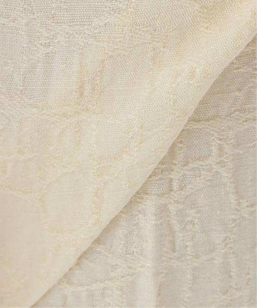 JOINT WORKS（ジョイントワークス）の「コットンリネンジャガードパンツ（スラックス・レディース・ネイビー/イエロー・SMALL/MEDIUM）」の10枚目の写真