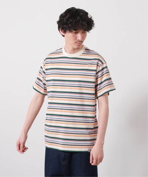 Carhartt WIP(カーハートダブリューアイピー)の「【CARHARTT WIP / カーハート ダブリューアイピー】RIGGS T-SHIRT/リグスTシャツ(Tシャツ/カットソー・メンズ・ブラック/アイボリー・XX-LARGE/LARGE/X-LARGE)」の1枚目の写真