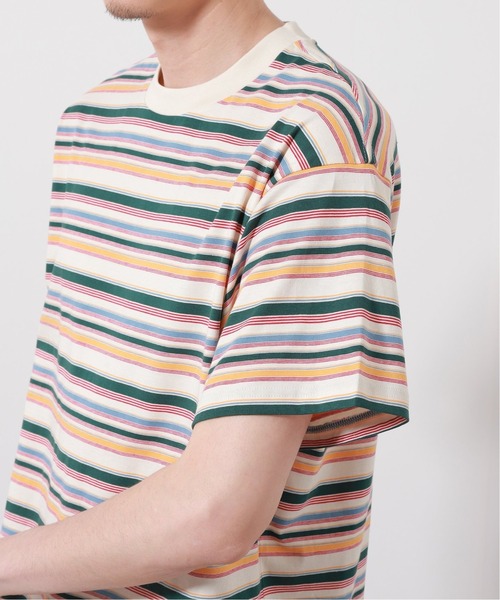 Carhartt WIP(カーハートダブリューアイピー)の「【CARHARTT WIP / カーハート ダブリューアイピー】RIGGS T-SHIRT/リグスTシャツ(Tシャツ/カットソー・メンズ・ブラック/アイボリー・XX-LARGE/LARGE/X-LARGE)」の10枚目の写真