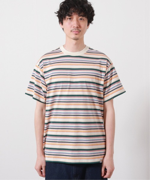 Carhartt WIP(カーハートダブリューアイピー)の「【CARHARTT WIP / カーハート ダブリューアイピー】RIGGS T-SHIRT/リグスTシャツ(Tシャツ/カットソー・メンズ・ブラック/アイボリー・XX-LARGE/LARGE/X-LARGE)」の4枚目の写真